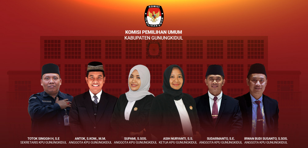 Selamat Datang di e-PPID KPU Kabupaten Gunungkidul